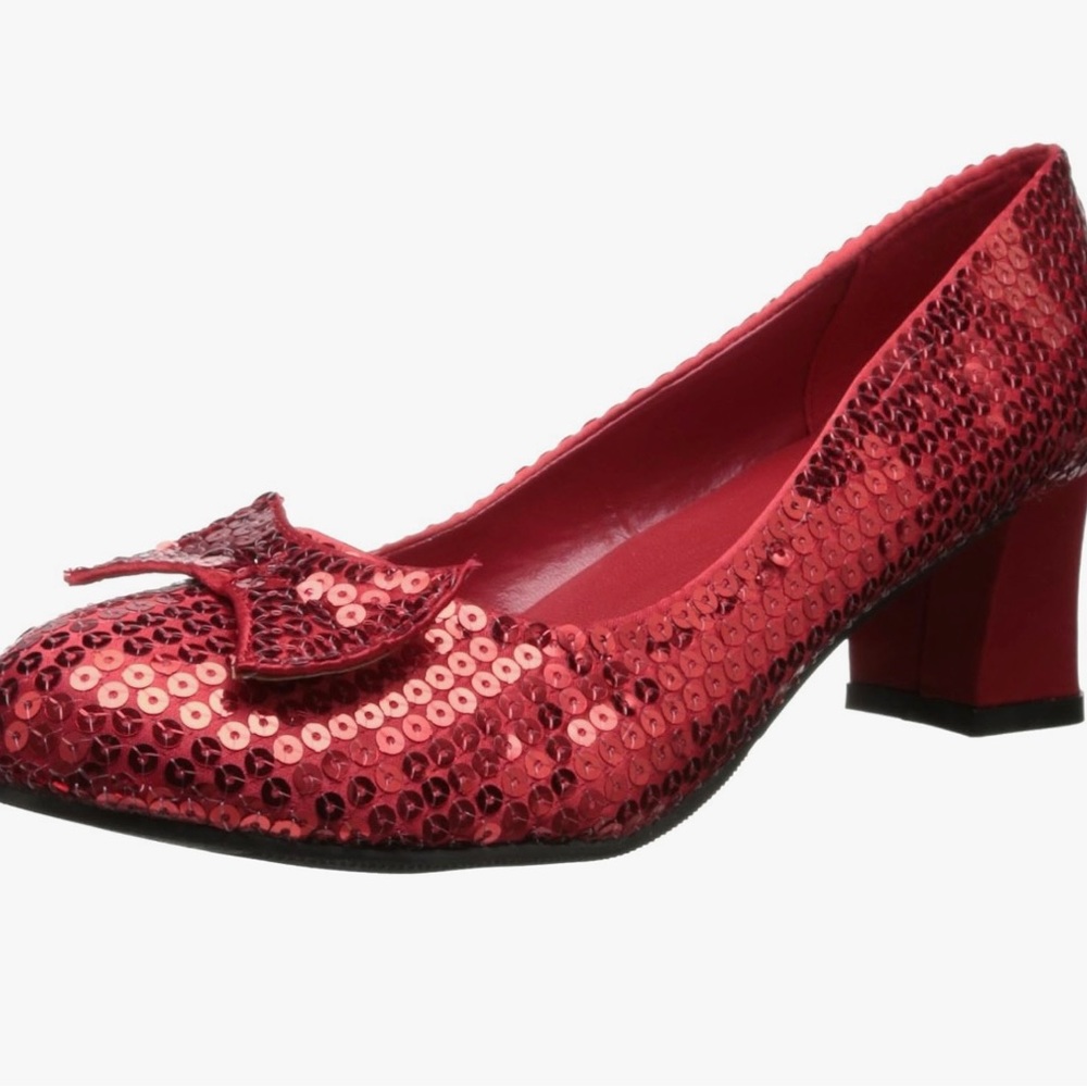 Red glittery heels!